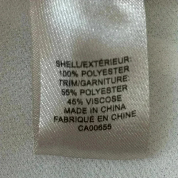 RW&CO Blouse Sheer  Sleeveless Shell White Button Front Shirt Size XS - Picture 12 of 16